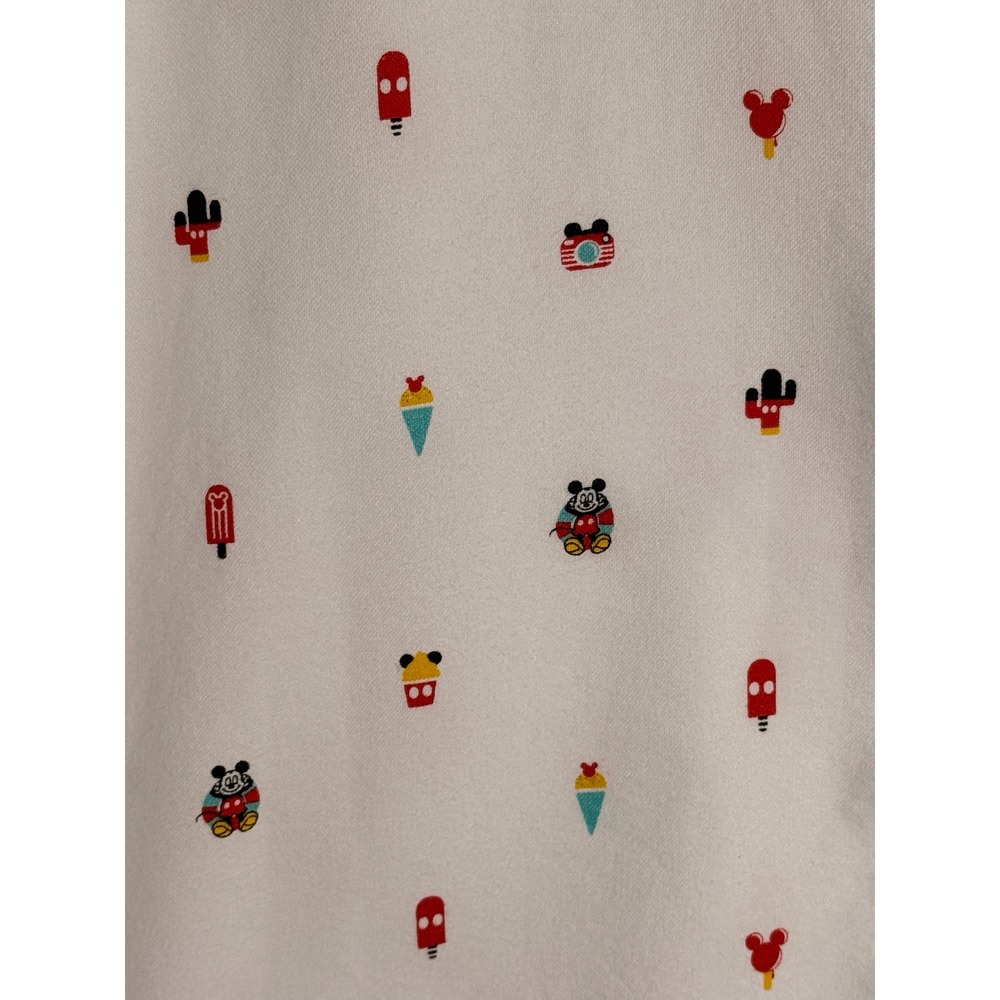 Disneycore Vacation Dadcore Mickey Mouse Ice Cream Button Up Shirt M Resort - Picture 12 of 12